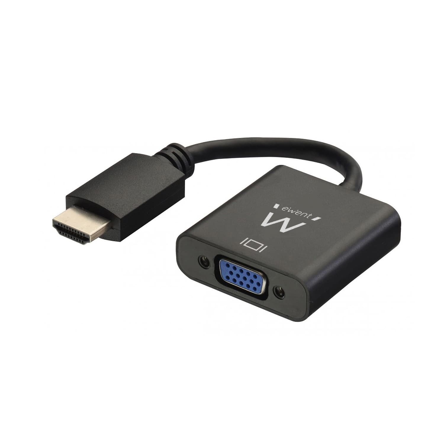 Ewent Cabo Conversor HDMI para VGA com áudio 0.15m EW9864