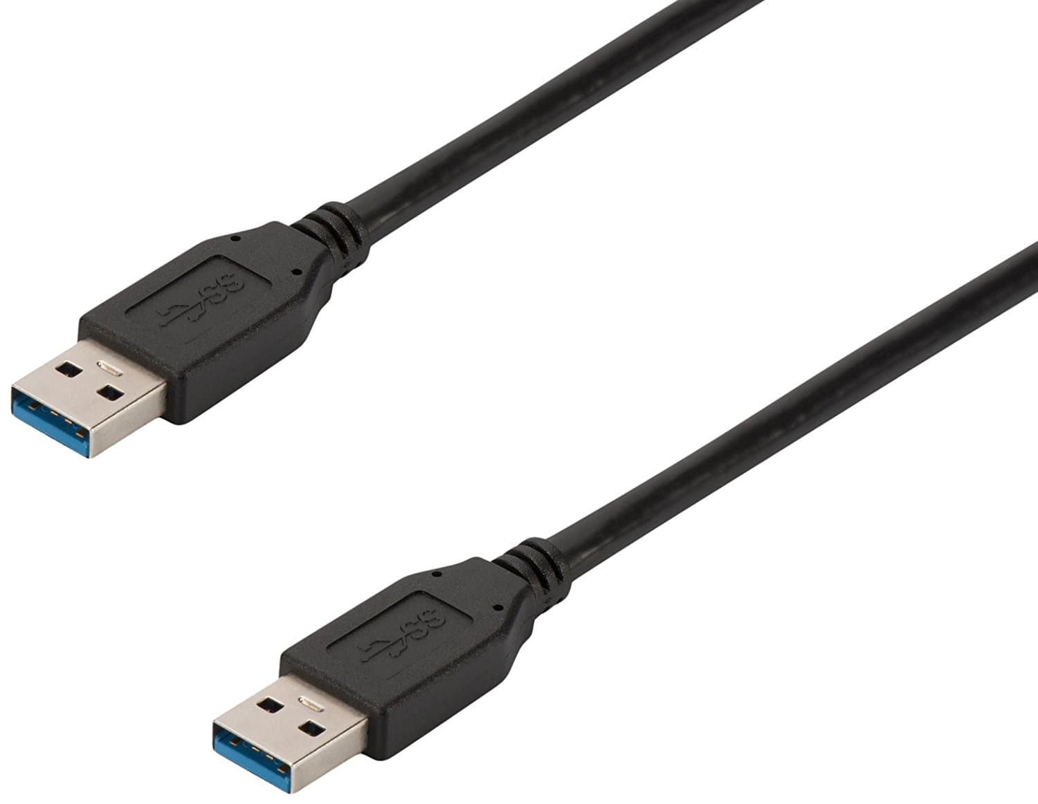 Cabo USB 3.0 Ewent Tipo A Macho > Tipo A Macho 1 M Preto