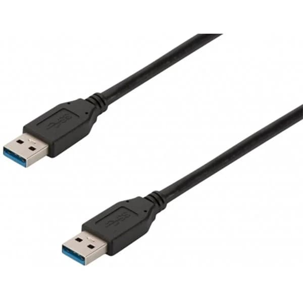 Cabo USB 3.0 Ewent Tipo A Macho > Tipo A Macho 1 M Preto
