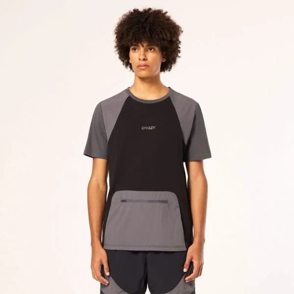 Oakley Apparel Verve Rc Kangaroo Pocket Short Sleeve T-shirt Preto 2XL Homem