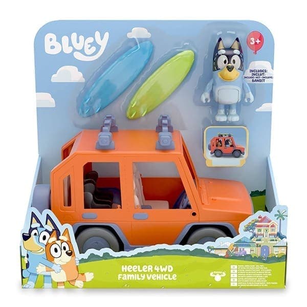 Famosa Bluey Veículo Todo o Terreno Familiar