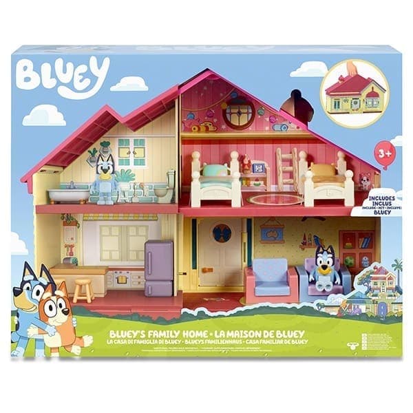 Famosa Bluey Casa da Familia Bluey Set