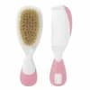 Chicco Kit Escova e Pente Cerda Rosa