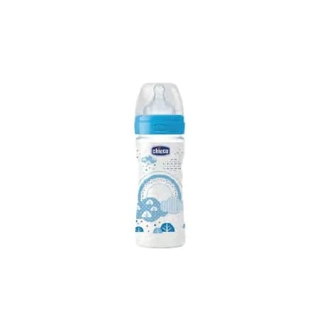 Chicco Biberão Benessere Silicone 2m+ 250ml Yellow - 00020623300040