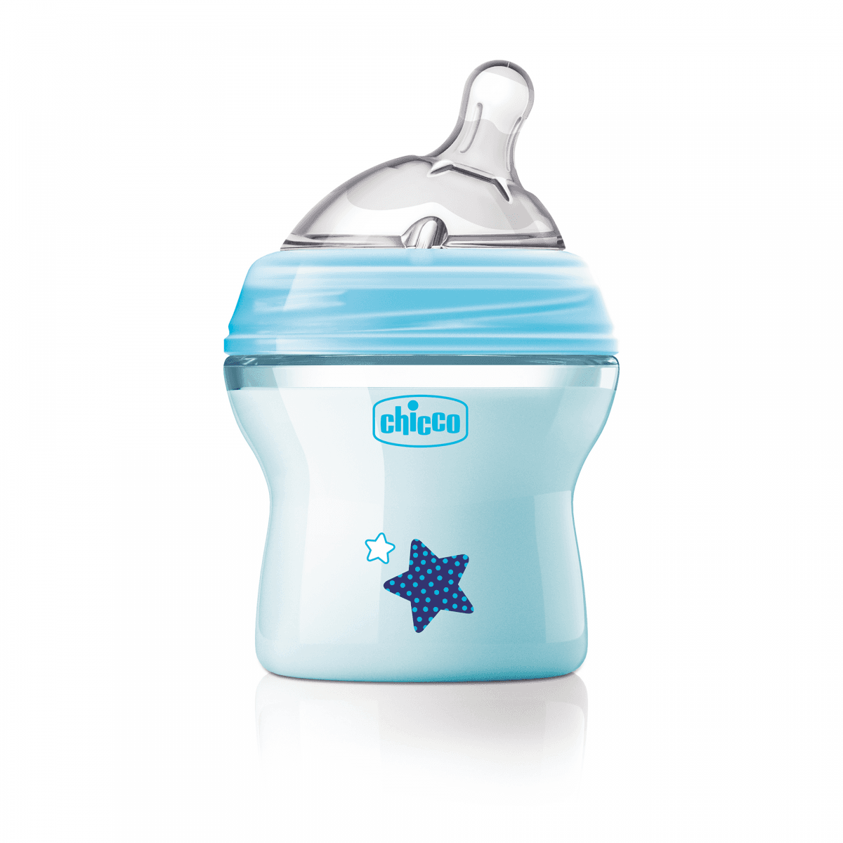 Chicco Biberão Silicone NaturalFeeling 0M+ 150ml Azul