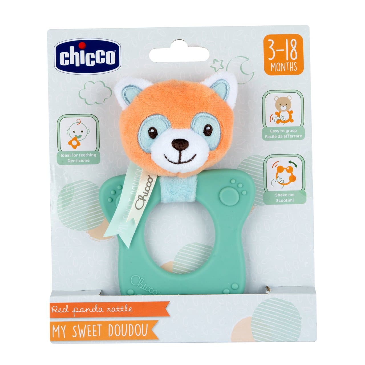 Chicco Brinquedo Roca Panda Vermelho Dou Dou