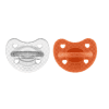 Chicco Chupeta PhysioForma Luxe Laranja/Transparente 2 Unidades 16-36M