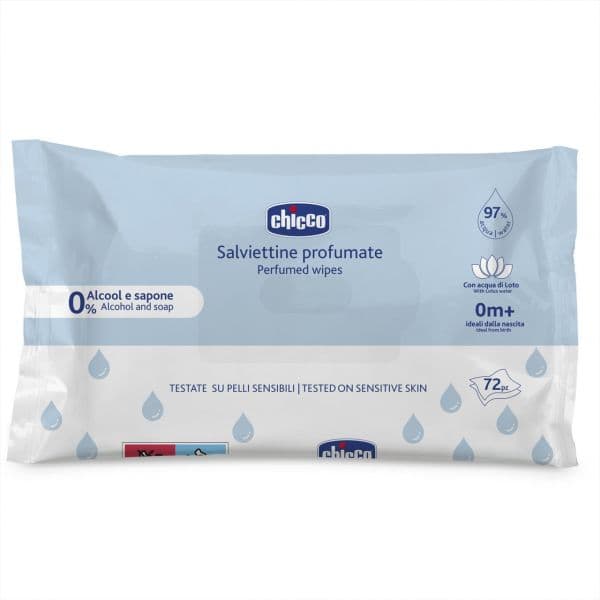 Chicco Toalhitas Perfumadas 72 unidades