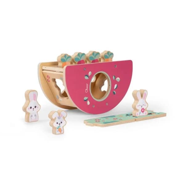 Chicco My Wood Friends A Toca dos Coelhinhos Playset