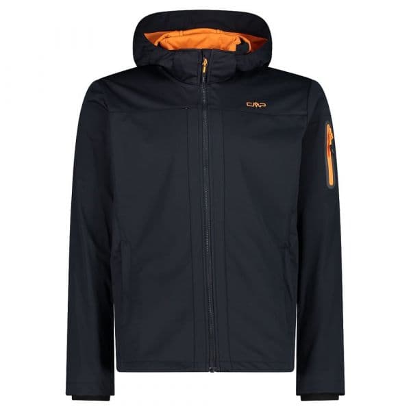 Cmp Zip Hood 39a5027 Softshell Jacket Preto 2XL Homem