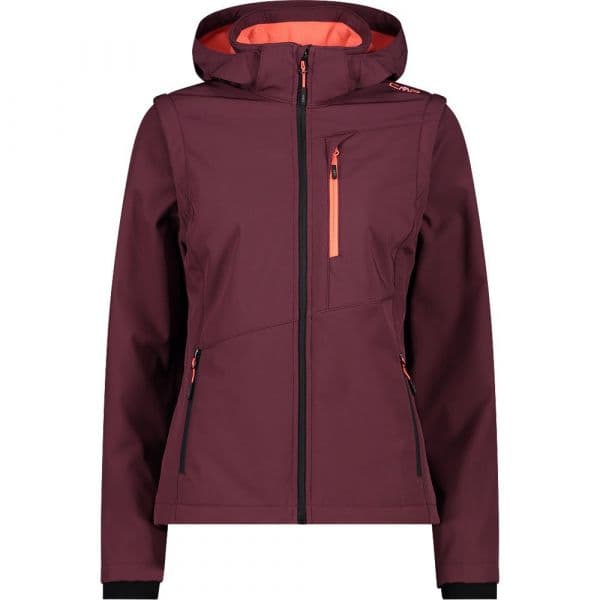 Cmp 33a1776 Detachable Jacket Rosa 2XS Mulher