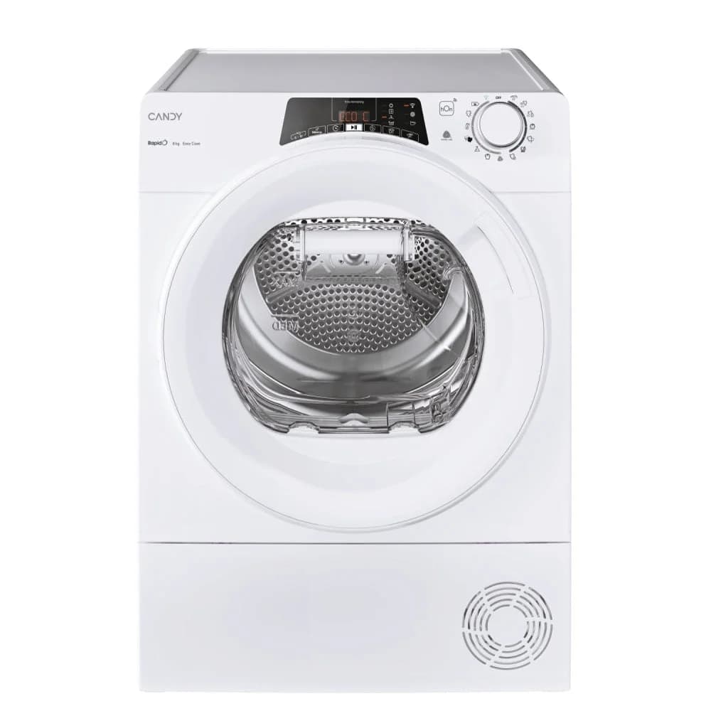 Secador de Roupa Candy ROE H8A2TE S | 8 Kg, A++, Bomba de calor