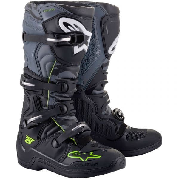 Alpinestars Botas Tech 5 Black Gray Fluorescent Yellow 11 - 2015015-1055-11