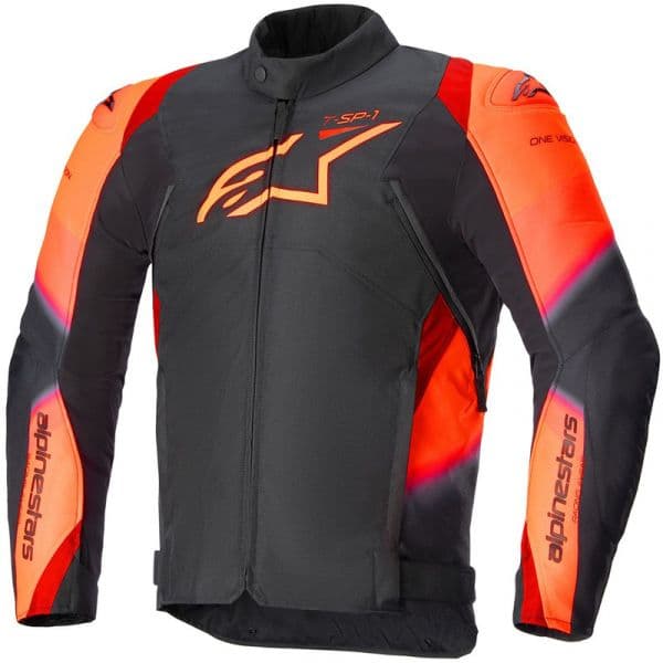 Alpinestars Casaco T-sp 1 V2 Waterproof Black / Red Fluo S