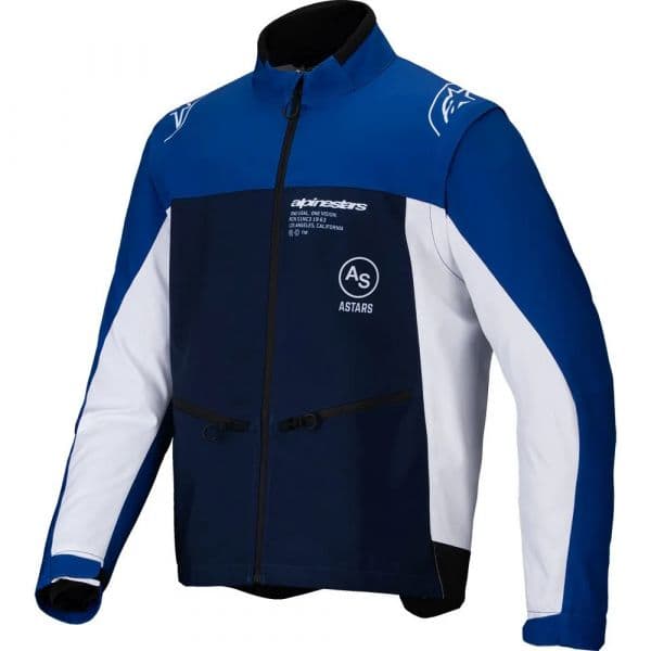 Alpinestars Casaco Lite-Dura Softshell Navy/Bright Blue/White M