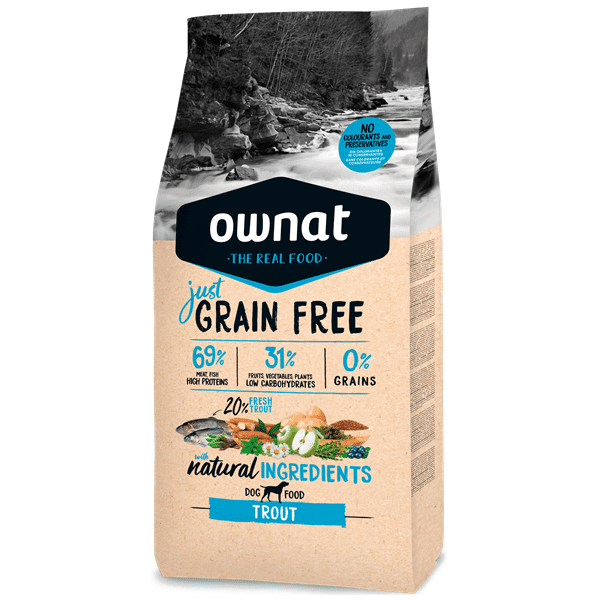Ownat Just Grain Free Adult Trout 3Kg