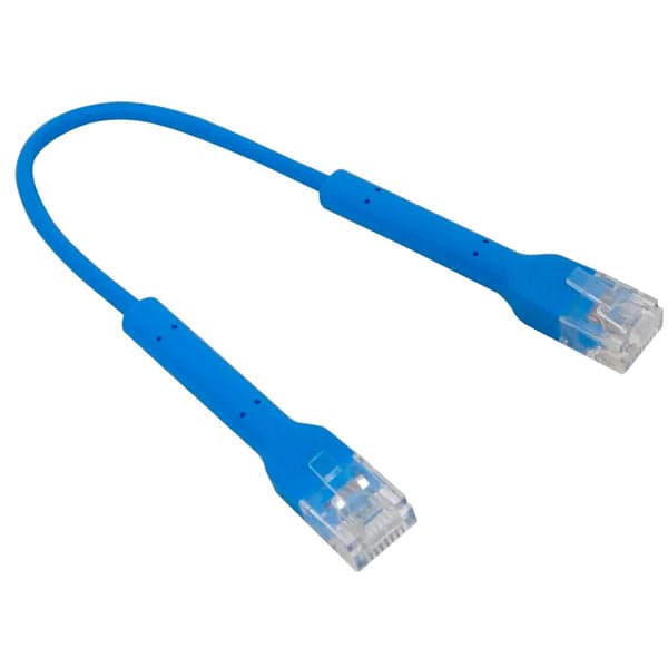 Ubiquiti U-CABLE-PATCH-RJ45-BK cabo de rede Preto 0,22 m Cat6