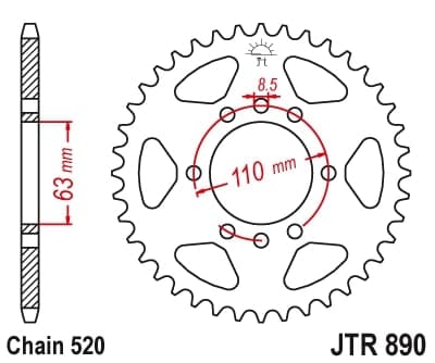 CREMALHEIRA JTR890-42D