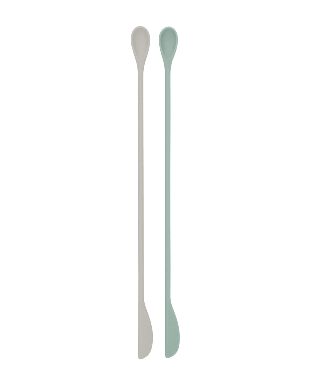 Conjunto de colheres de mistura de silicone Platinum de 2 peças Kikkaboo