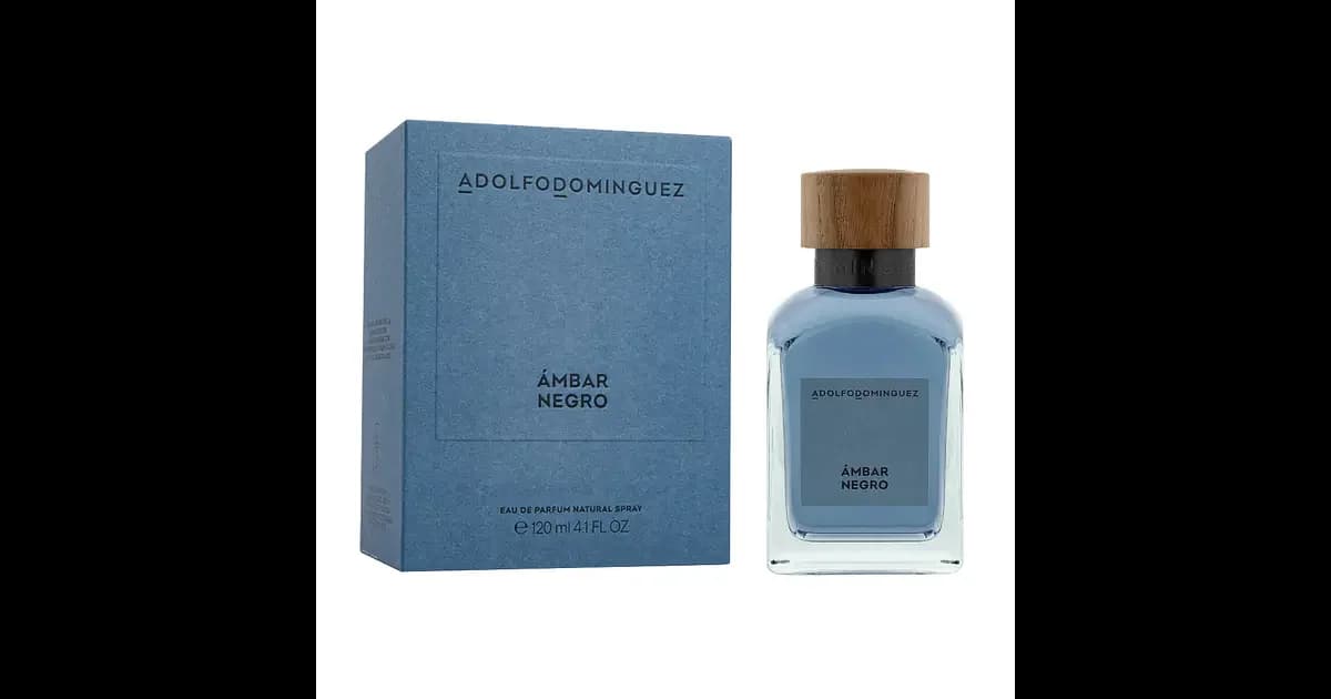 Adolfo Domínguez Ámbar Negro Man Eau de Parfum 120ml (Original)