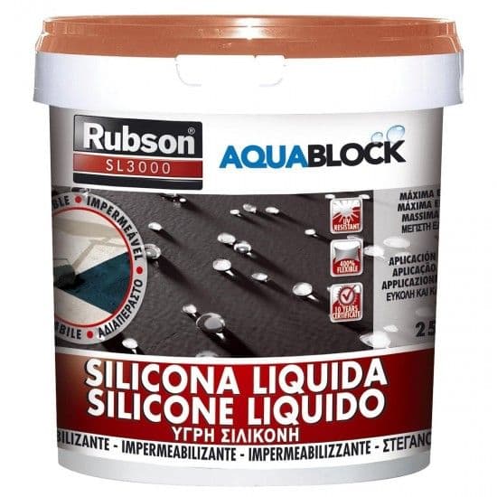 Rubson Silicone Liquido SL3000 5 Kg Cor Telha 1326031