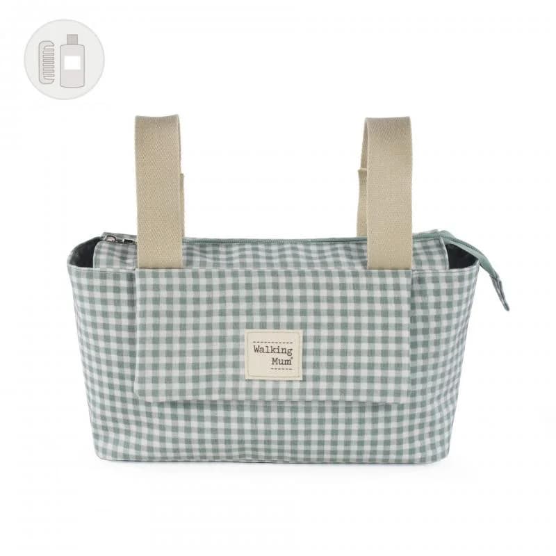 Walking Mum Bolsa Organizadora - I Love Vichy (verde) - 36263