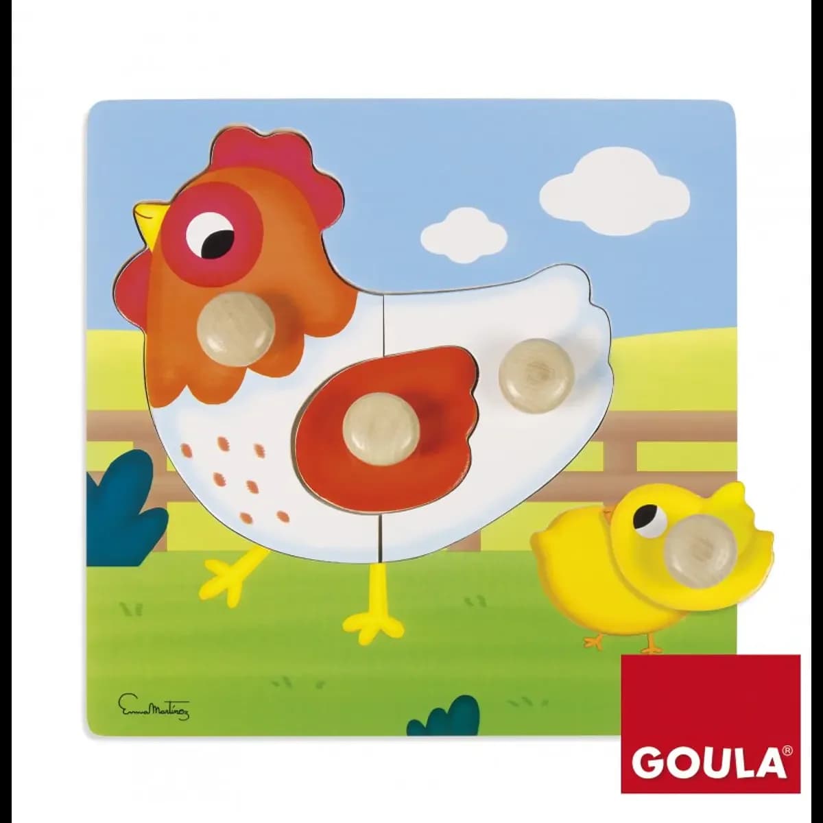 Goula Puzzle Galinha - 53052