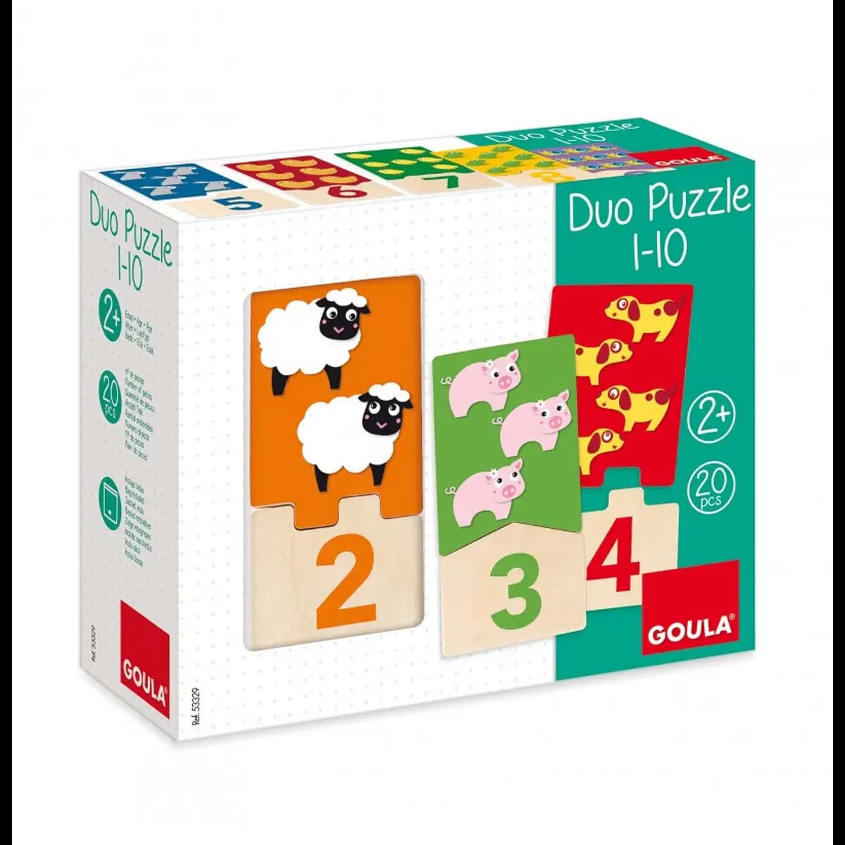 Goula Puzzle de 1 a 10 - 53329