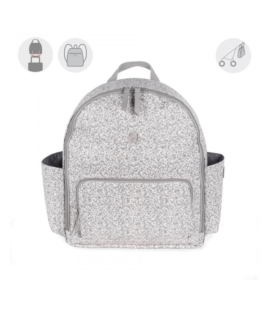 Pasito a Pasito Mochila - Flower Mellow (Cinza) - 74942