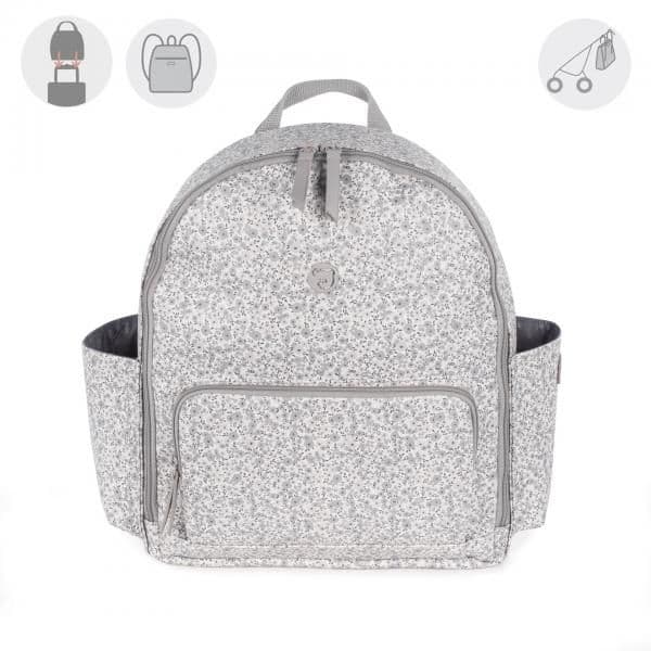 Pasito a Pasito Mochila - Flower Mellow (Cinza) - 74942