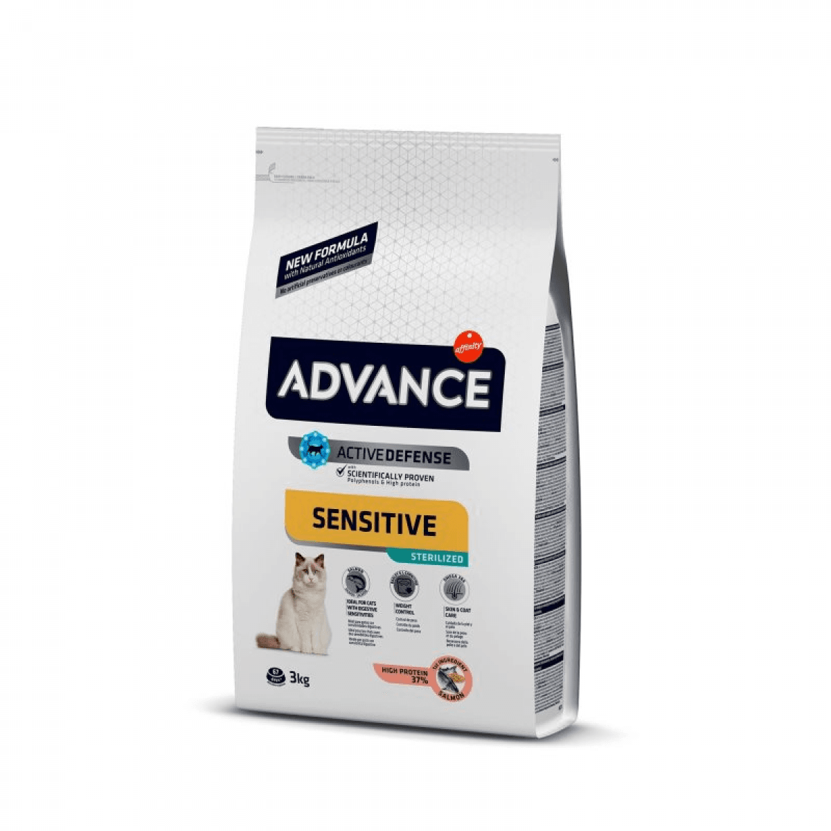 Advance Adult Sterilized Sensitive Salmon & Barley Cat 3Kg