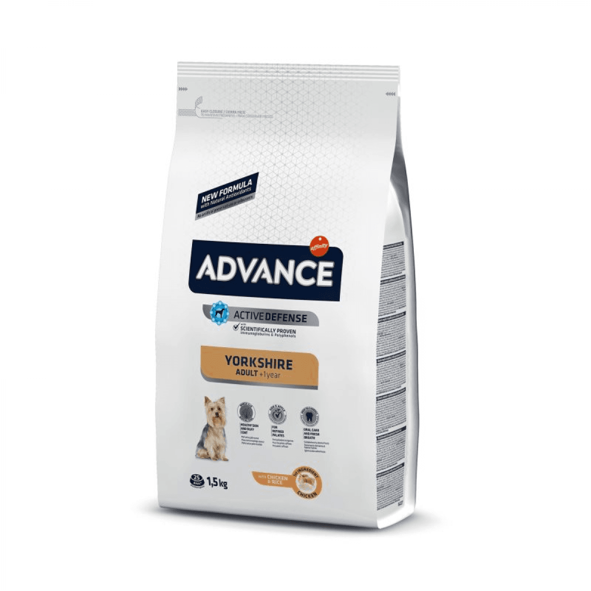Advance Adult Yorkshire Terrier 1,5kg Ração para Cão - Campet
