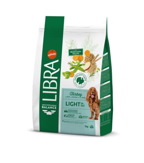 Libra Adult Light in Fat 3kg Ração Seca para Cão - Campet