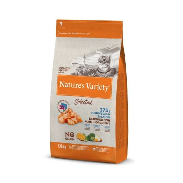 Nature's Variety Selected No Grain Sterilized Norwegian Salmon 1,25Kg