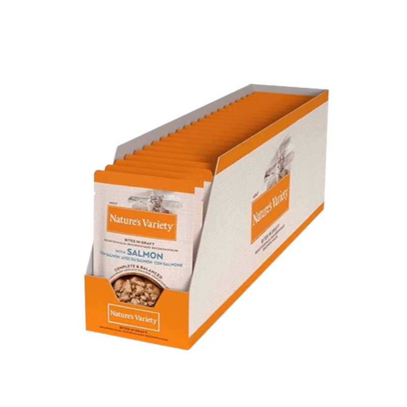 Nature´s Variety Cat Wet Bocaditos en Salsa con Salmón