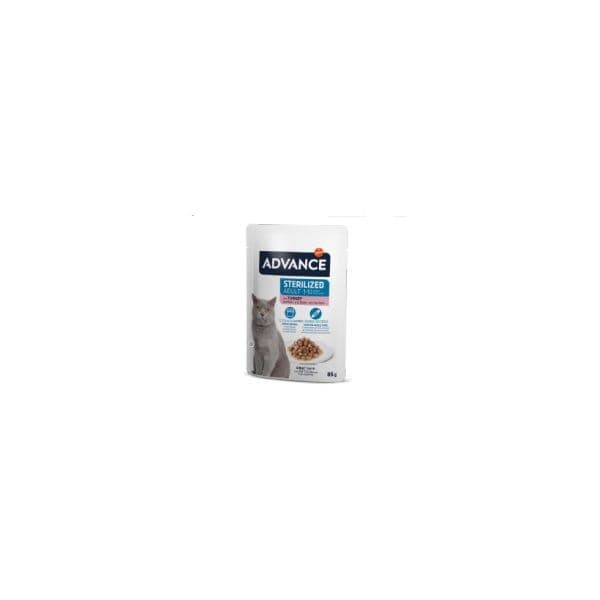 Ração Húmida Advance Cat Wet Sterilized Turkey 85g