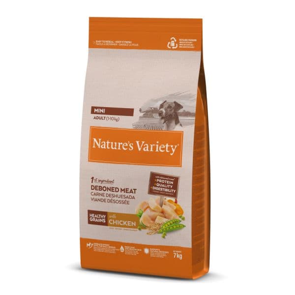 Nature's Variety Cão Grain Mini Aulto Frango 3Kg