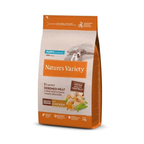 Nature's Variety Cão Grain Mini Puppy Frango 1,5Kg