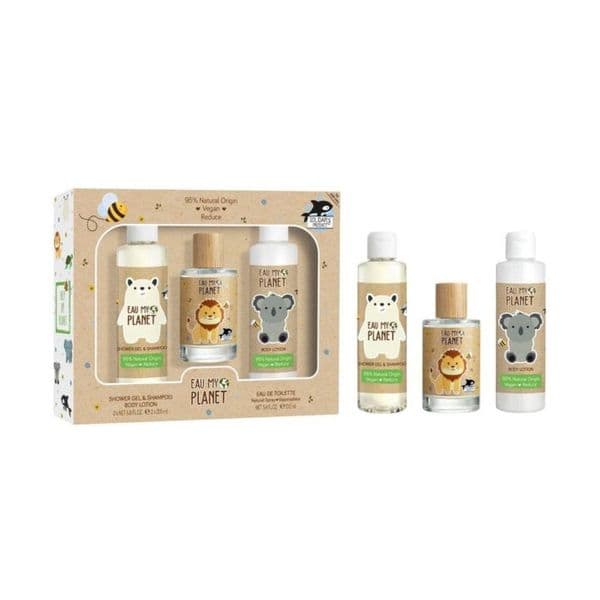 Cartoon Eau My Planet Eau de Toilette 100ml + Gel de Duche 200ml + Loção Corporal 200ml