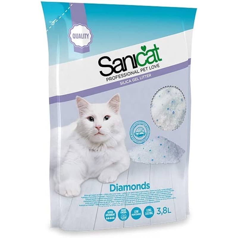 Sanicat Fresh Areia Sílice Longa Duração Gatos 3,8L