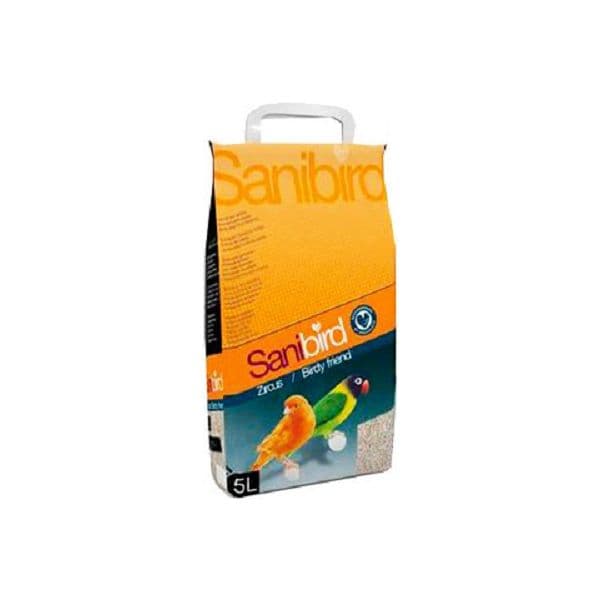 Sanibird Areia Absorbente Gaiolas Pássaros 5l
