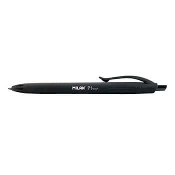 Milan Esferográfica P1 Retrátil 1 mm Touch Preto - 176511925