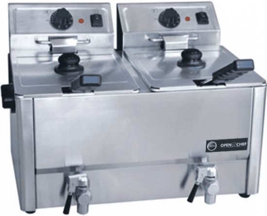 FREIDORA OPEN NORTE FD8+8 3250WX2 8L PROFESIONAL