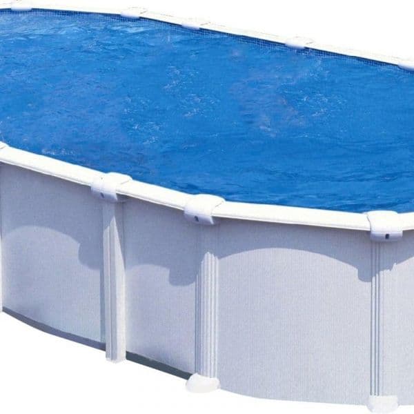 Gre Piscina de Aço 730x375x132cm Branco - 81867391
