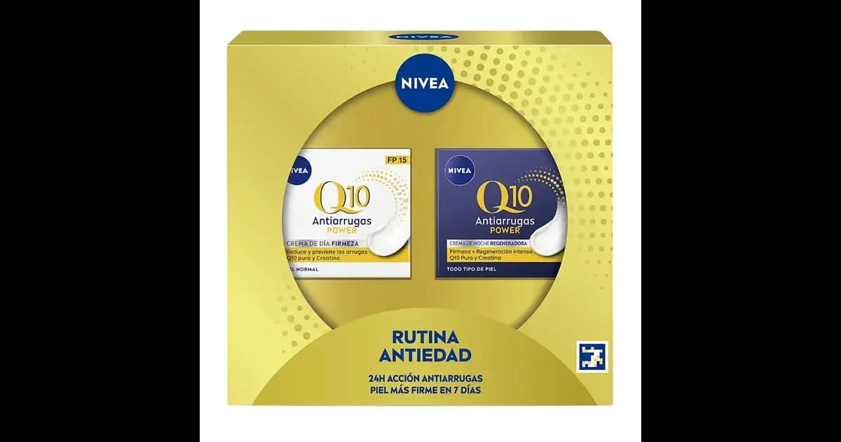 Coffret Nivea Q10 ANTI-AGING ROUTINE 2 Itens