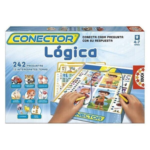 Jogo educativo Conector Lógica 242 perguntas 4 anos+
