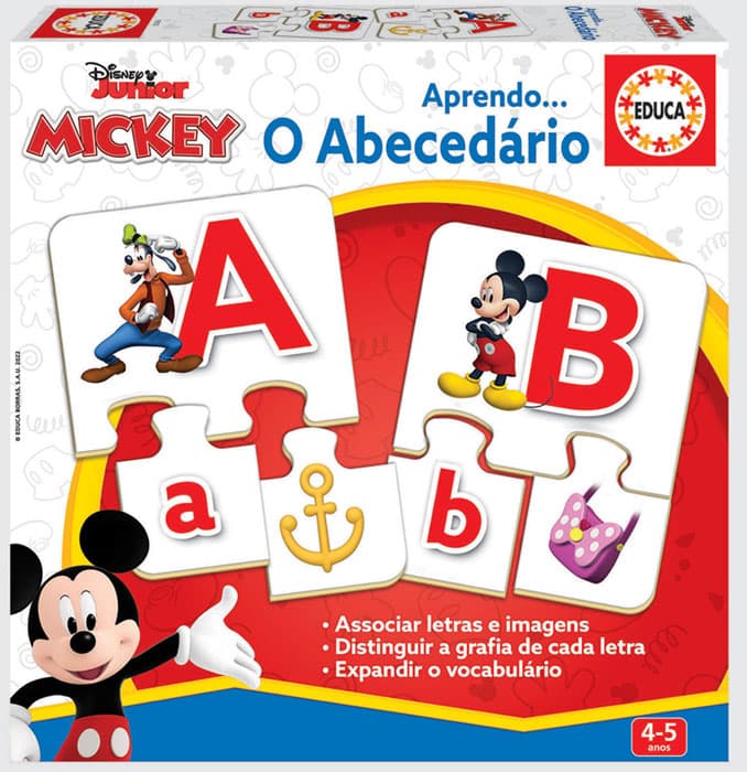 Educa O Abecedário Mickey & Friendes - ED19373