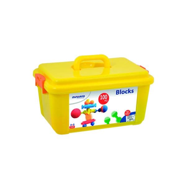 Miniland Interstar Blocks 100 Peças - OFF068552CE