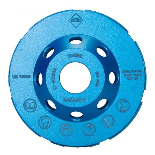 Rubi R5917 Double Crown Roughing Wheel For Concrete Dourado
