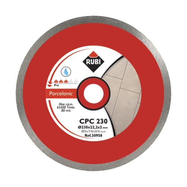 Rubi Disco Diamante Grés Porcelânico Contínuo CPC 250 PRO 30959 - 1946